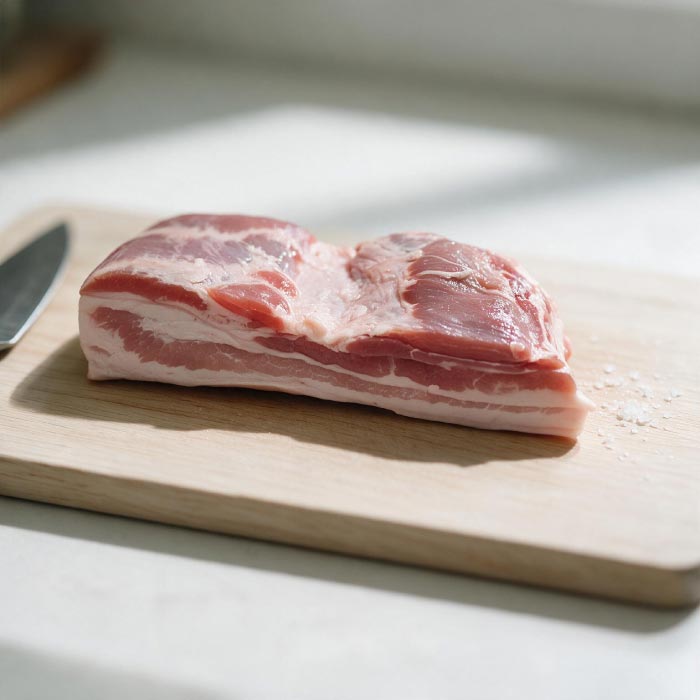 Panceta de cerdo fresca
